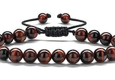 Pulsera Ojo De Tigre Rojo