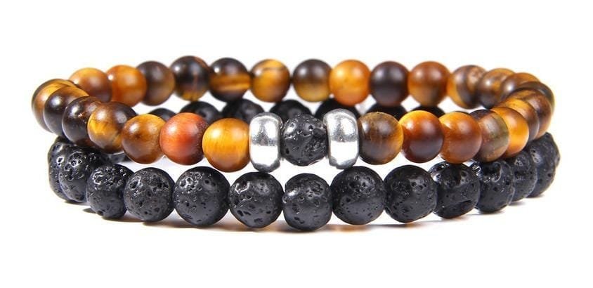 Pulseras Para Pareja Ojo De Tigre Volcanica