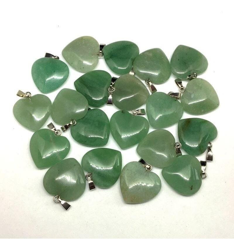 Collar Corazón Jade Verde - Image 10