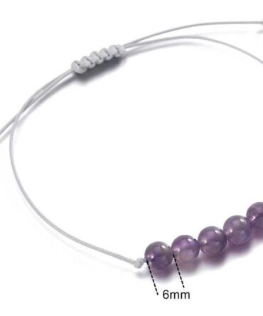 Pulsera Amatista 6mm
