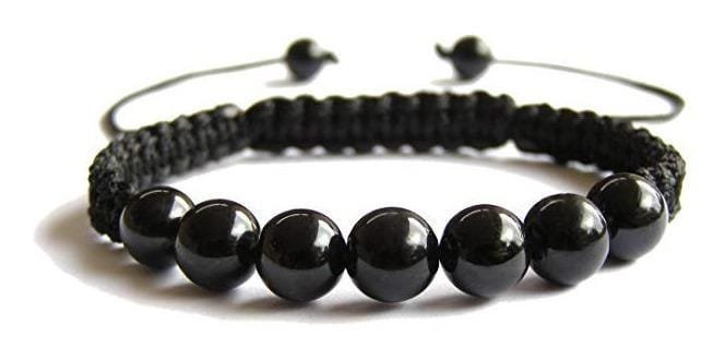Set Pulseras Turmalina Negra y Amatista – Dúo Protector - Image 2