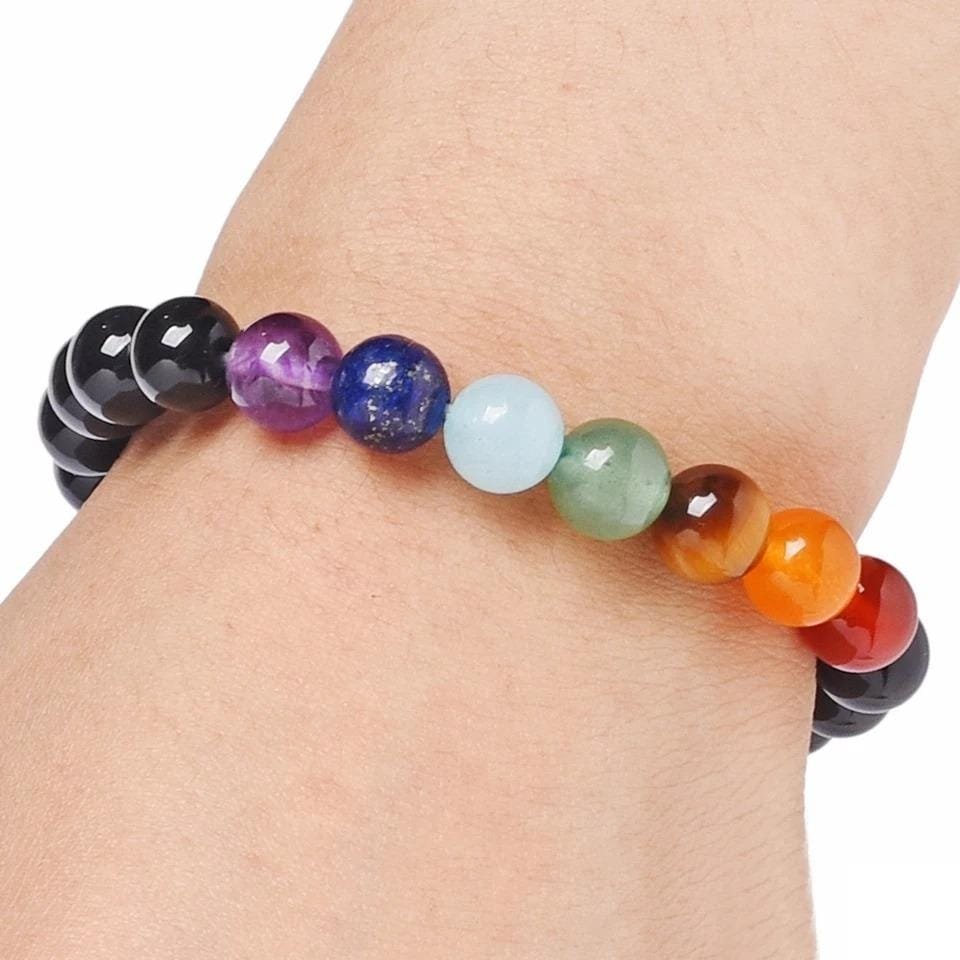 Pulsera Turmalina Negra 7 Chakras - Image 2