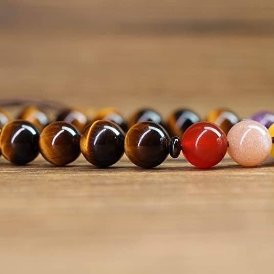 Pulsera 7 Chakras Ojo De Tigre - Image 2