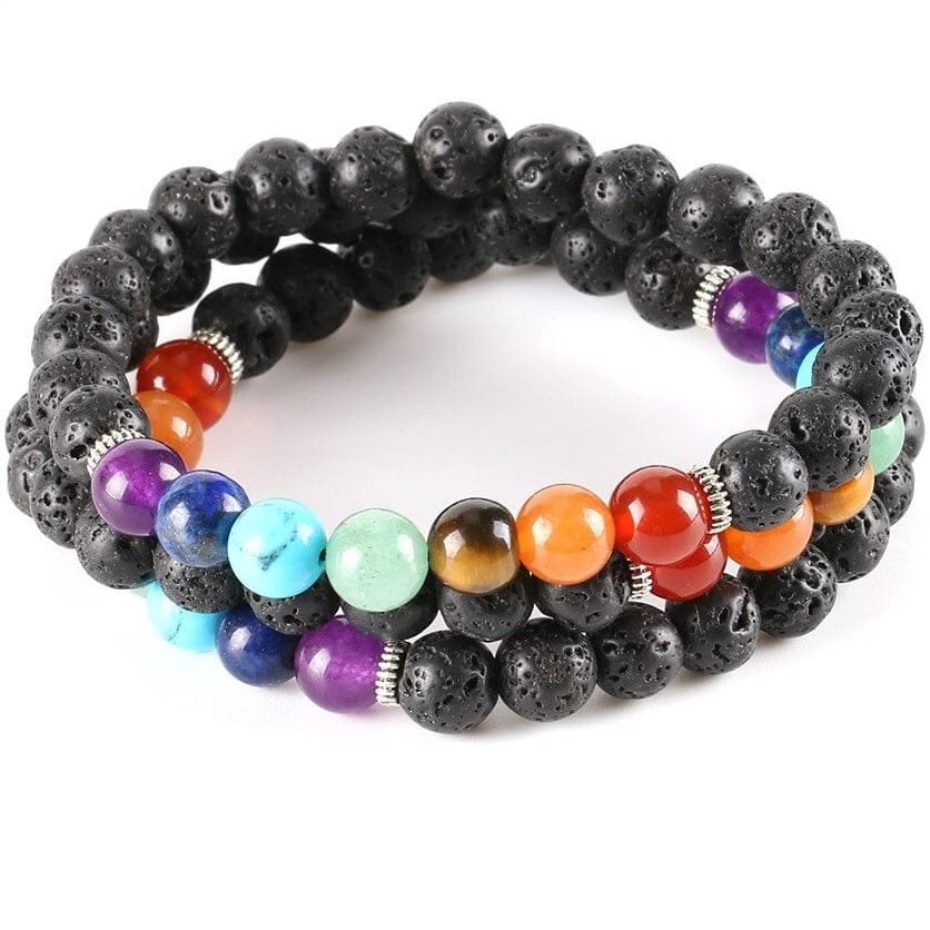 Pulsera 7 Chakras Volcánica - Image 2