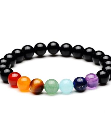 Pulsera Turmalina Negra 7 Chakras