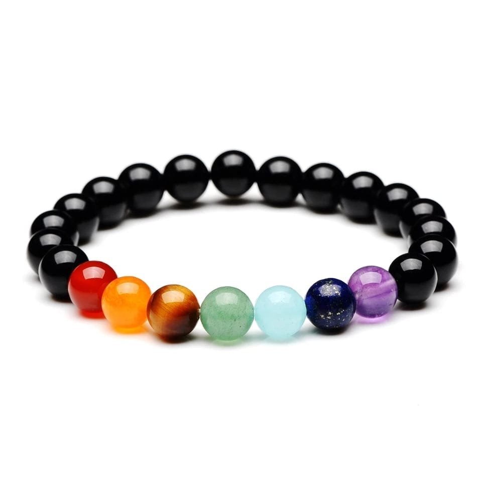 Pulsera Turmalina Negra 7 Chakras