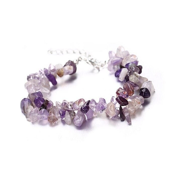 Pulsera Cuarzos Chips Doble