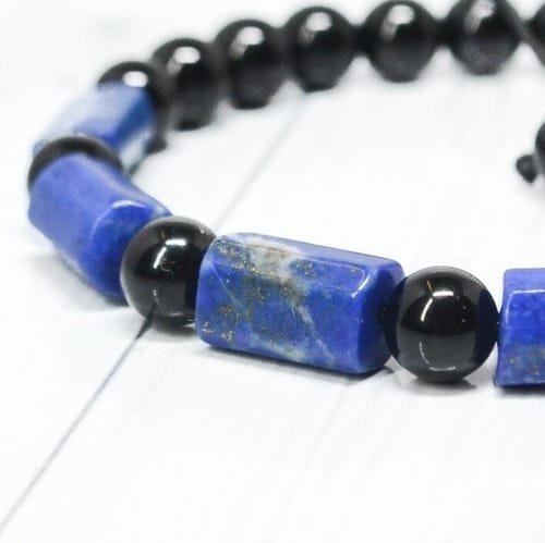 Pulsera Lapislázuli Turmalina Negra - Image 3