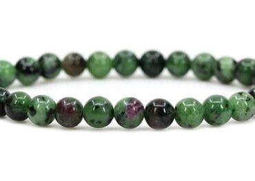 Pulsera Rubí Zoisita 6mm