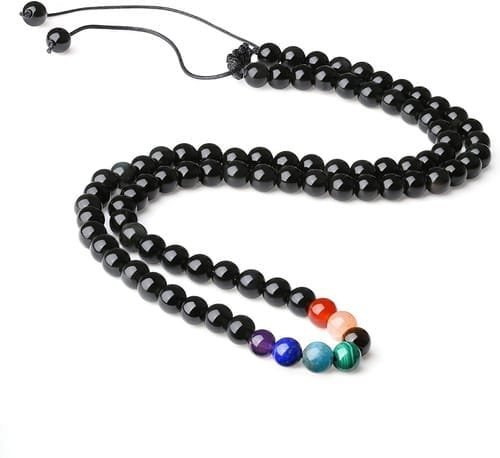 Collar Turmalina 6mm 7 chakras Protección - Image 7