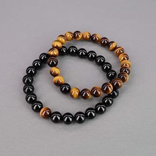 Pulseras Para Pareja Turmalina Ojo De Tigre - Image 6