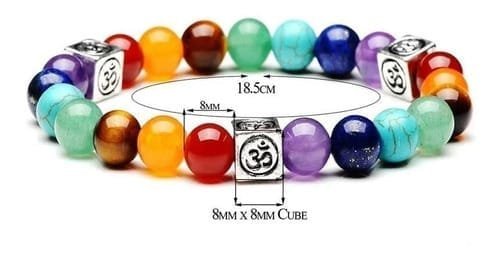 Pulsera 7 Chakras Separador Om - Image 3