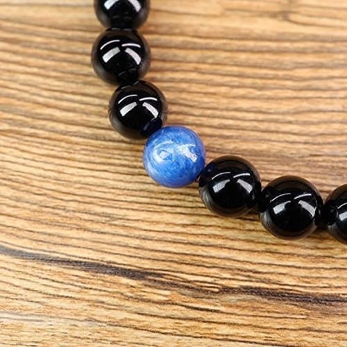Pulsera Turmalina Negra Centro Cianita - Image 4