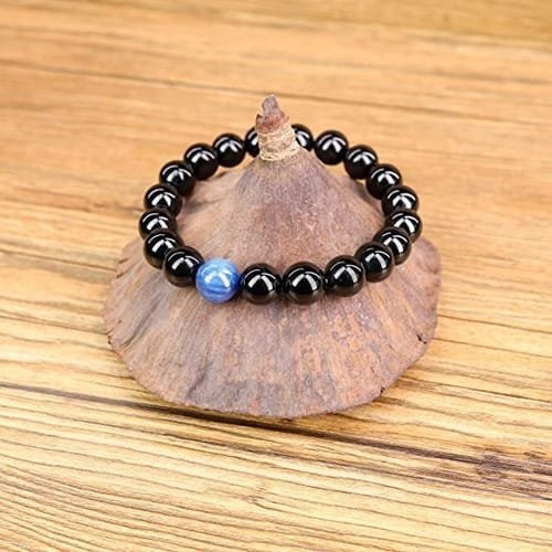 Pulsera Turmalina Negra Centro Cianita - Image 3