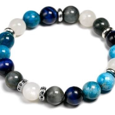 Pulsera Apatita Piedra Luna Labradorita