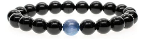 Pulsera Turmalina Negra Centro Cianita