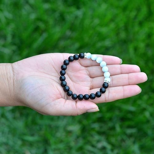 Pulsera Obsidiana Selenita separador - Image 6