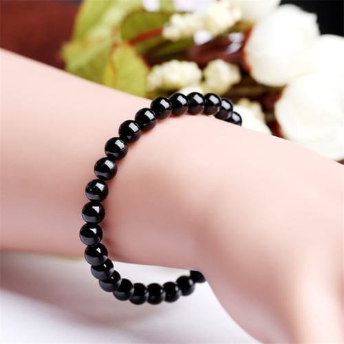 Pulsera Piedra Natural Turmalina Negra 6mm - Image 4