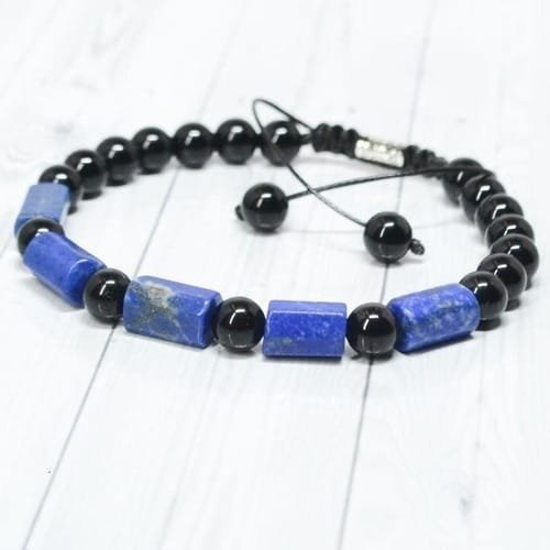 Pulsera Lapislázuli Turmalina Negra - Image 2