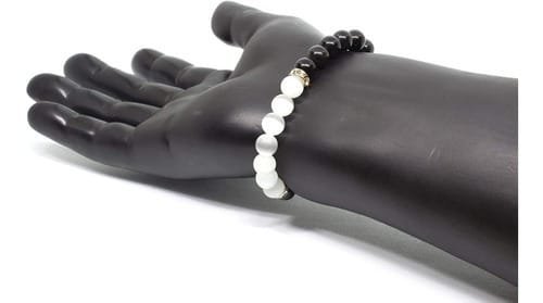 Pulsera Obsidiana Selenita separador - Image 7