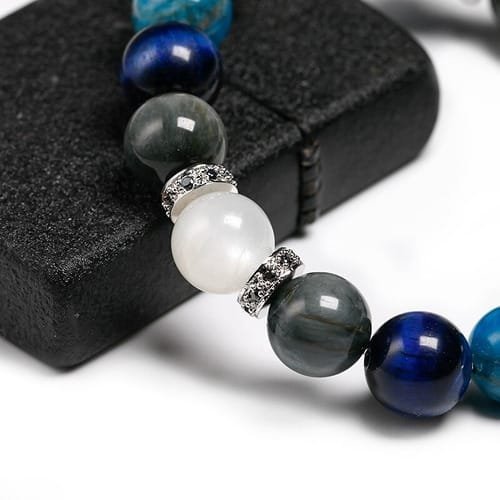 Pulsera Apatita Piedra Luna Labradorita - Image 2