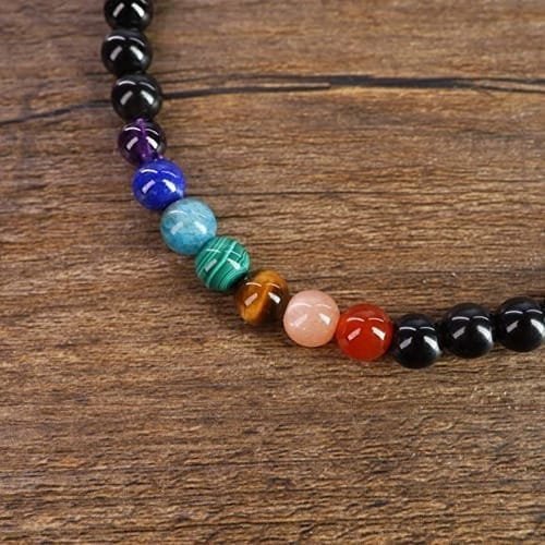 Collar Turmalina 6mm 7 chakras Protección - Image 6