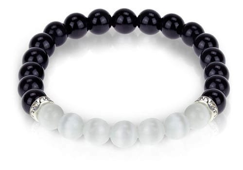 Pulsera Obsidiana Selenita separador