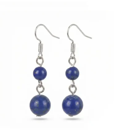 Aretes en plata con Lapislázuli