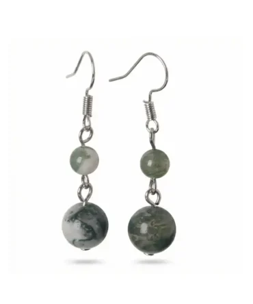 Aretes en plata con Labradorita