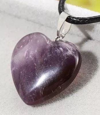 Collar Corazón Amatista - Image 8