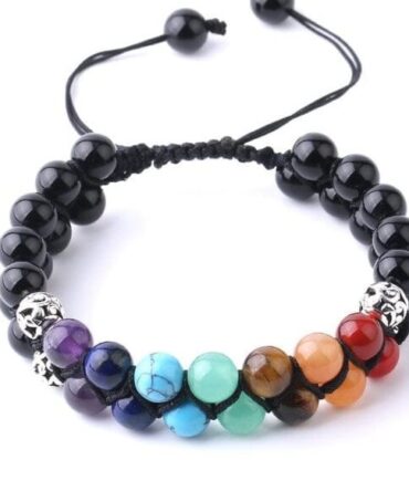 Pulsera 7 Chakras Doble 8mm