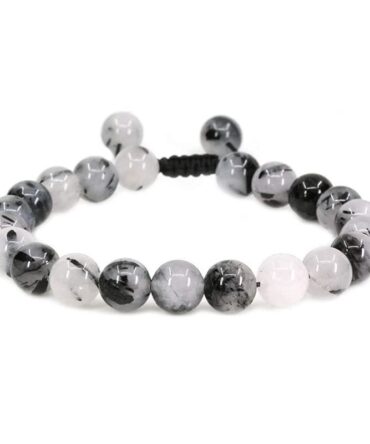 Pulsera Cuarzo Turmalinado Ajustable
