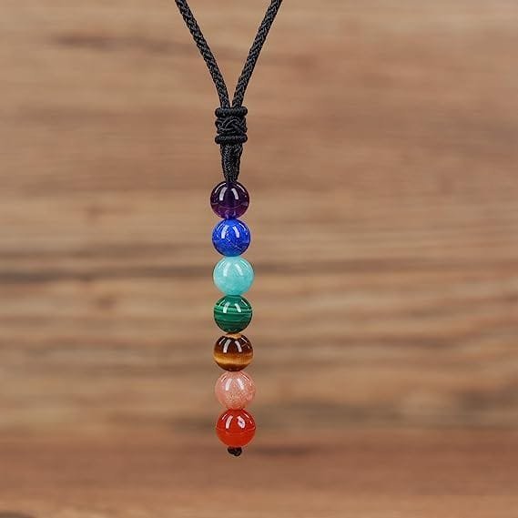 Collar Colgante Cuentas 7chakras - Image 2