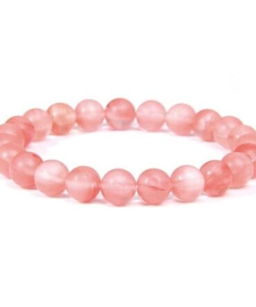 Pulsera Cuarzo Cherry o Cuarzo Cereza