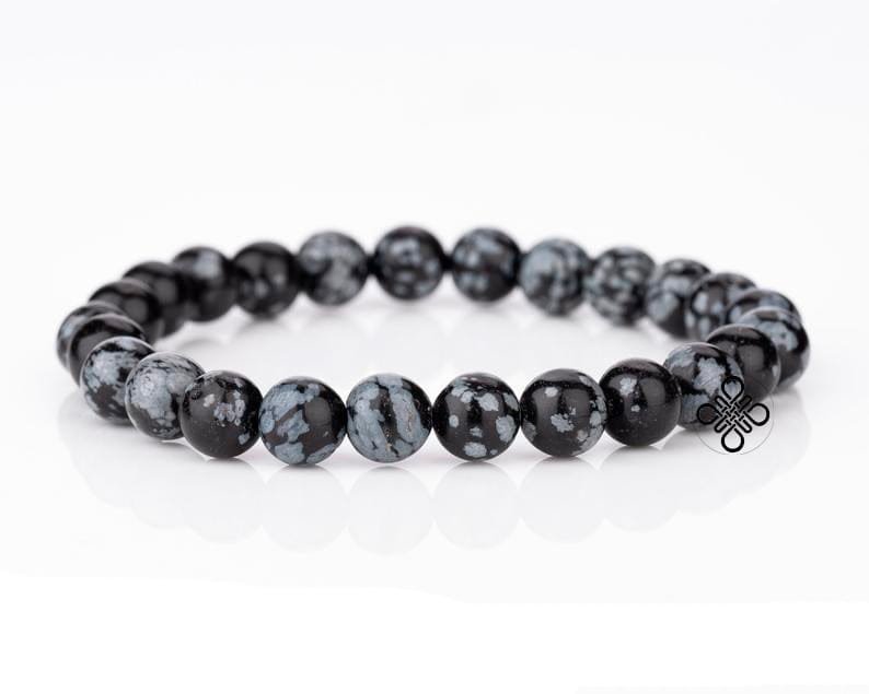 Pulsera Obsidiana Copo de nieve - Image 3
