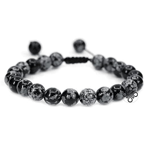 Pulsera Obsidiana Copo de nieve - Image 2