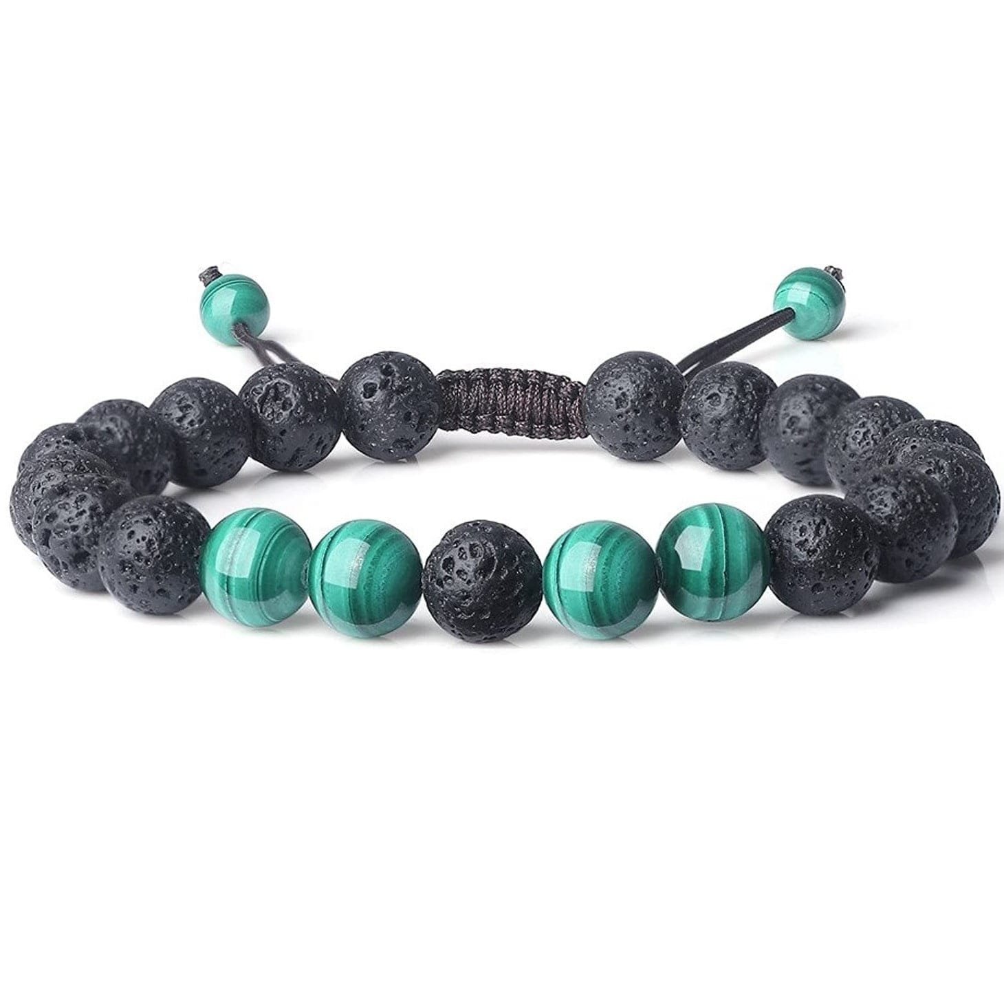 Pulsera Malaquita Volcánica