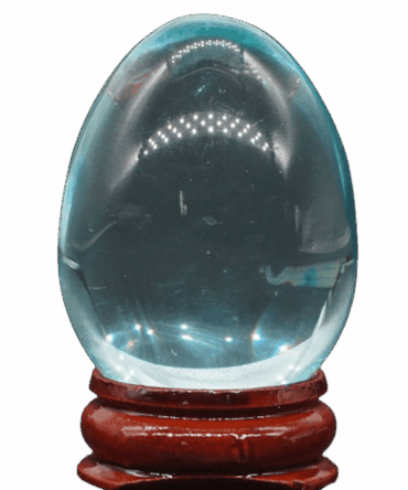 Huevo Yoni Obsidiana Azul Verde