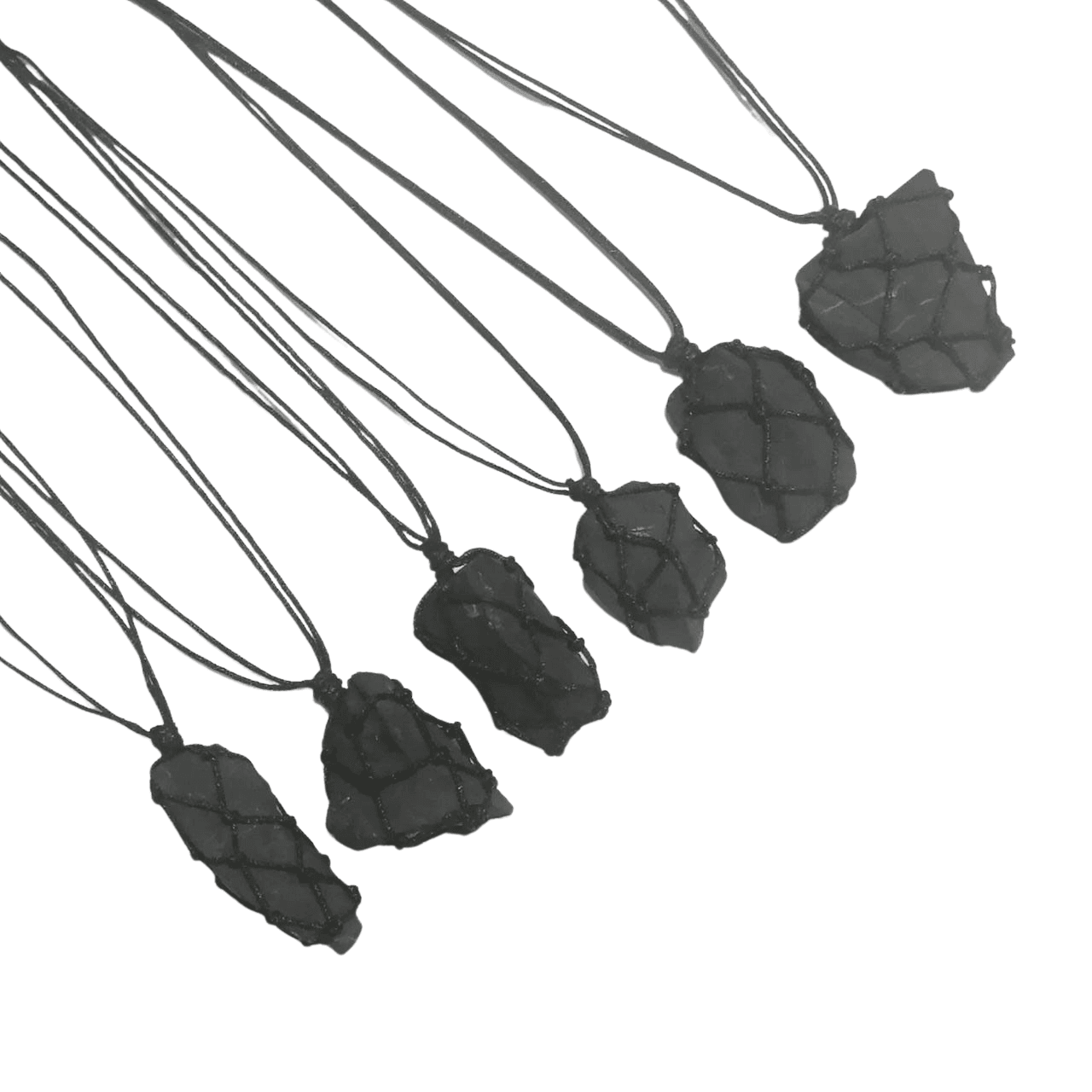 Collar Shungit macramé - Image 3