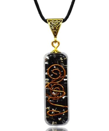 Collar Shungit Élite Orgonita Alargada15*45